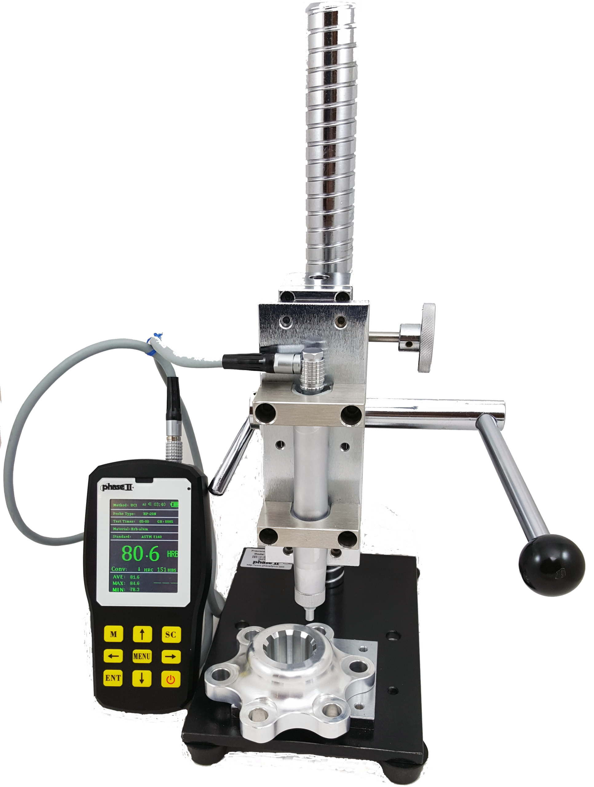 Portable Hardness Tester Stand for Ultrasonic Portable Hardness Tester, Portable Hardness Tester Stand, Hi Volume portable hardness testing, Hardness Tester